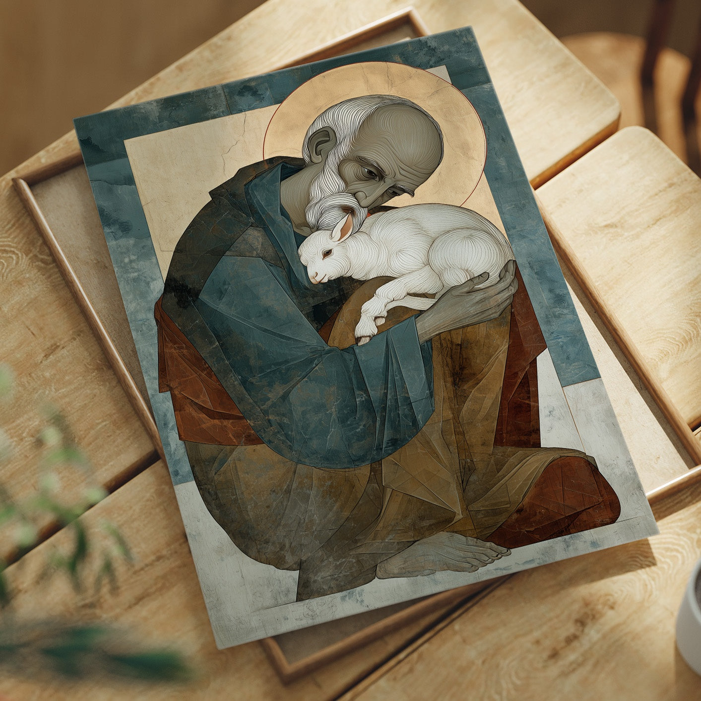Innocence Cradled in Sacred Embrace