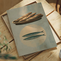 Rustic Feast: Bread and Fish in Harmony