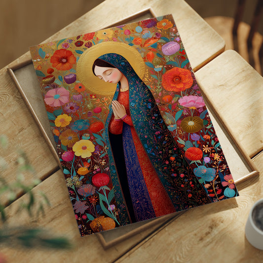 Blooming Devotion Crowned in Gold