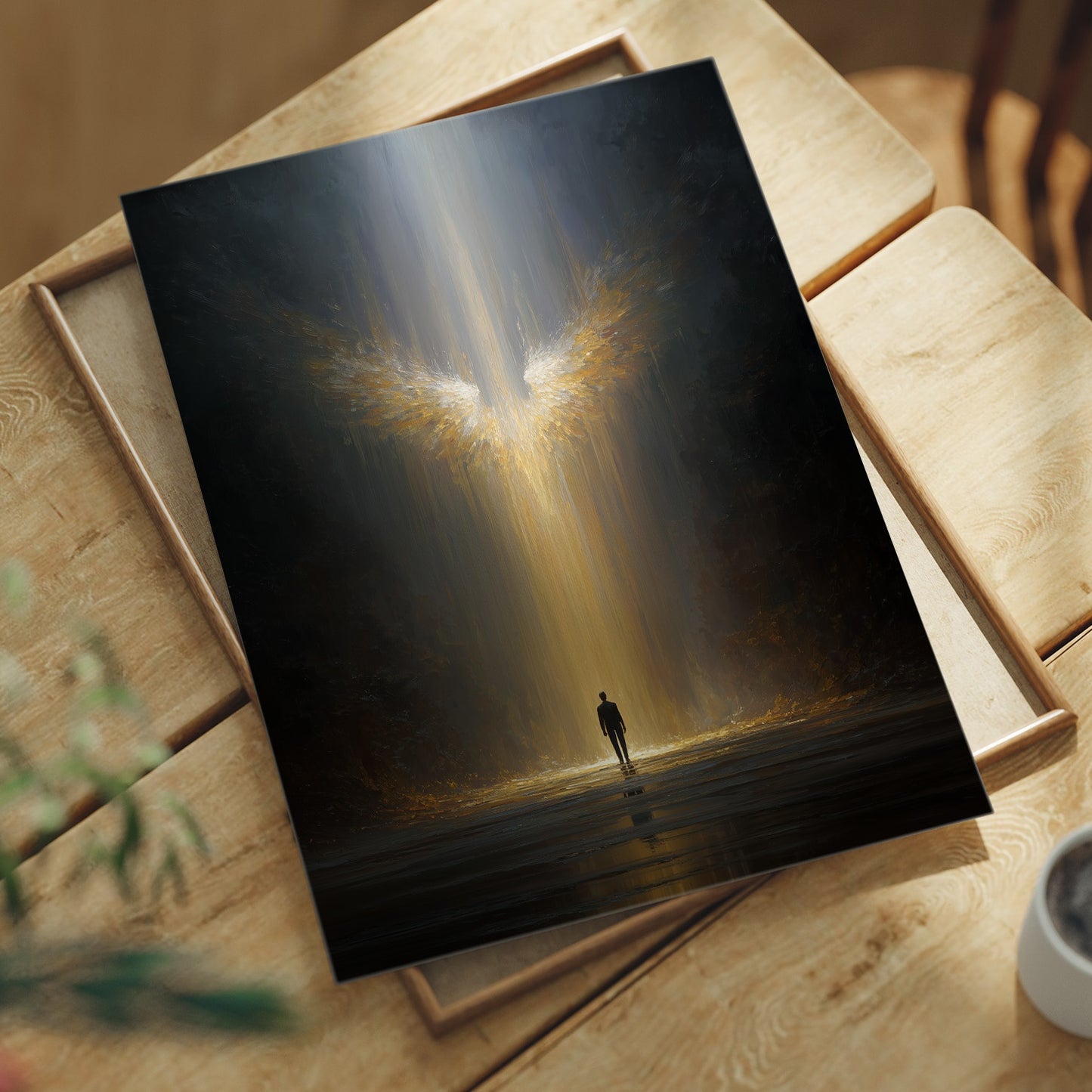 Celestial Radiance Beckons Mortal Witness