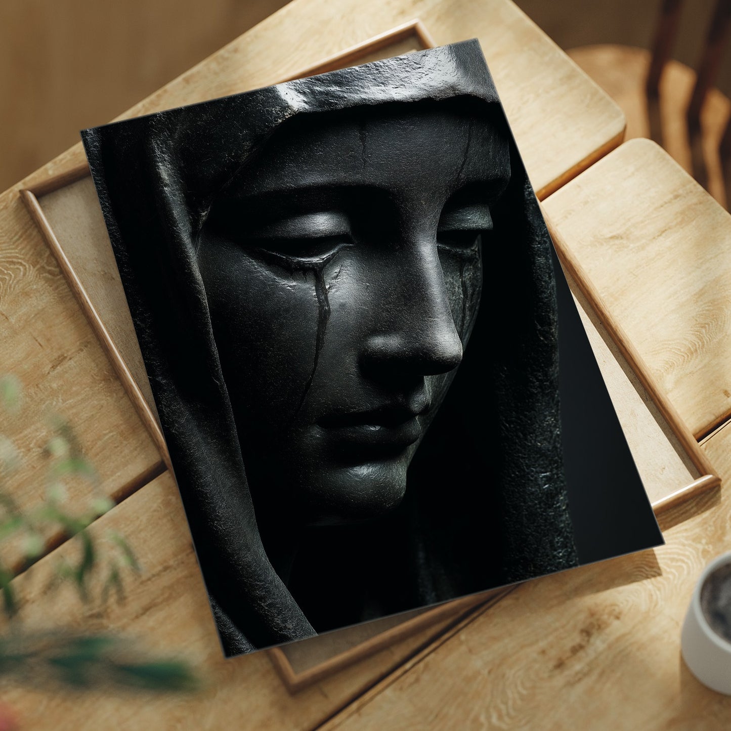 Obsidian Tears Carve Silent Prayers