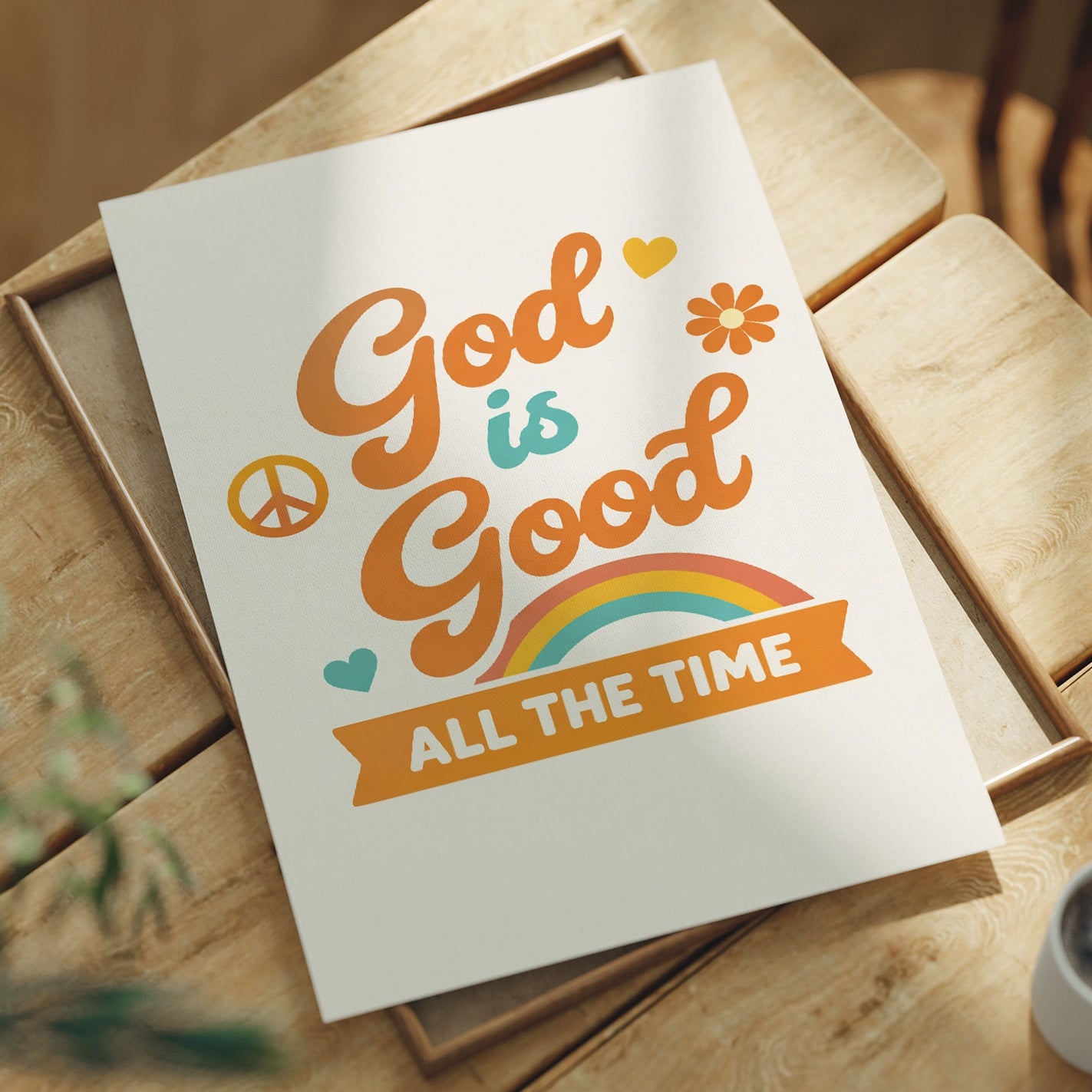 Retro Faith Blossoms With Eternal Promise