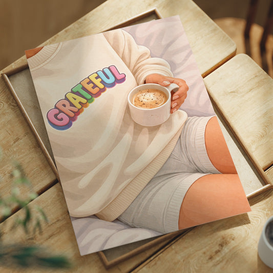 Rainbow Gratitude Embraces Morning Ritual