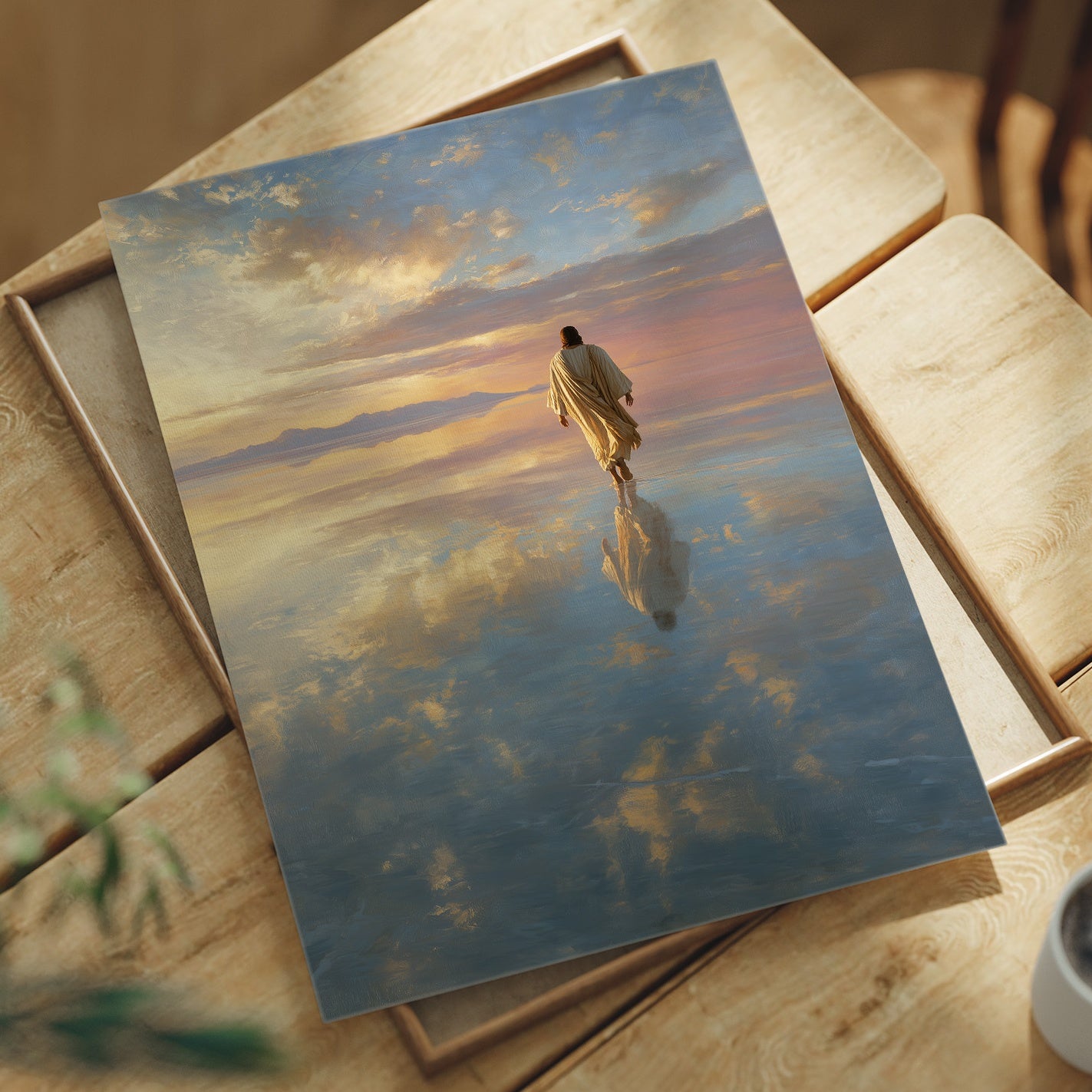 Celestial Footsteps Upon Sacred Waters