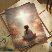 Celestial Whispers Guide Innocent Prayer
