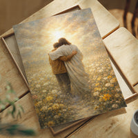 Ethereal Embrace in Golden Meadow