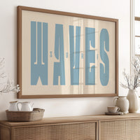 Coastal Typography: Surf Rhythm
