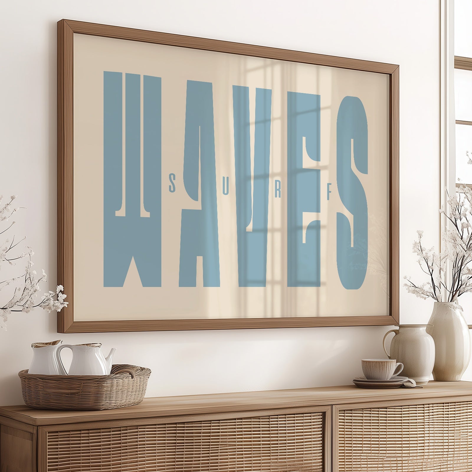 Coastal Typography: Surf Rhythm