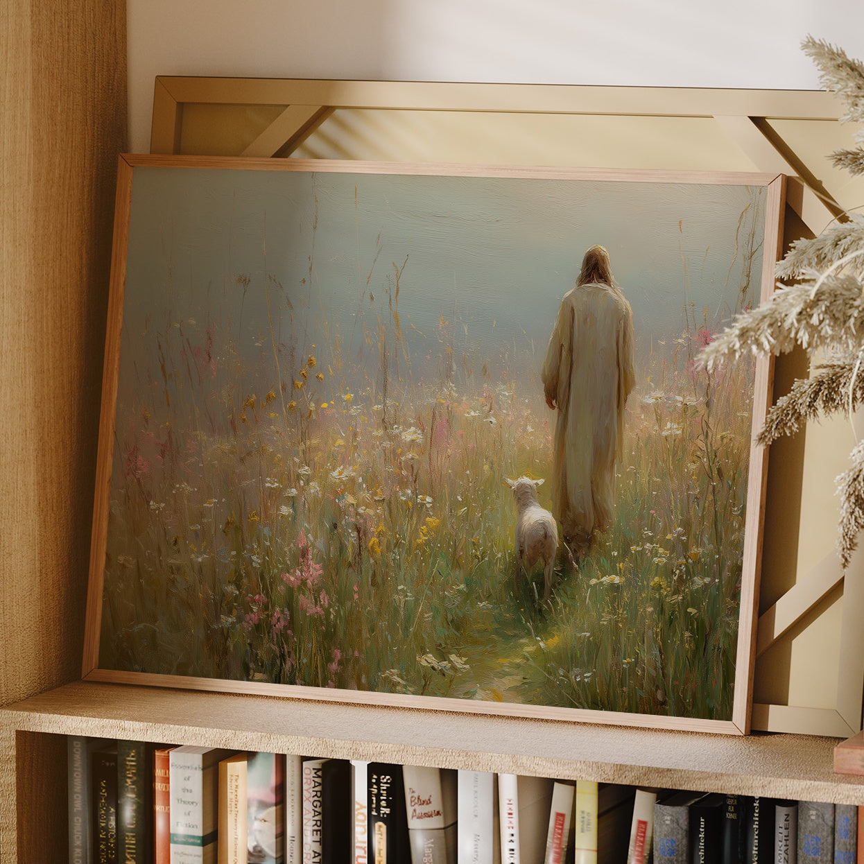 Faithful Companion Through Misty Meadows