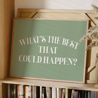 Optimistic Question In Sage Serenity