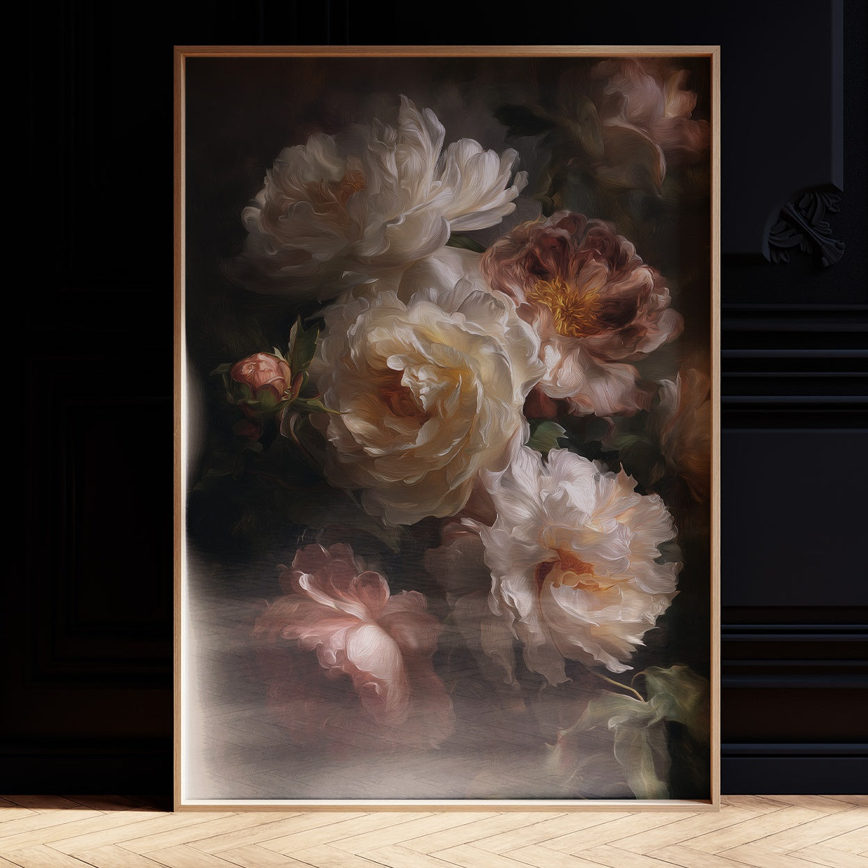 When Silk Petals Hold Candlelight
