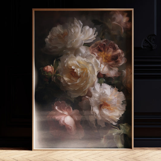 When Silk Petals Hold Candlelight