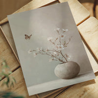 Butterfly Finds Blossoms In Stillness