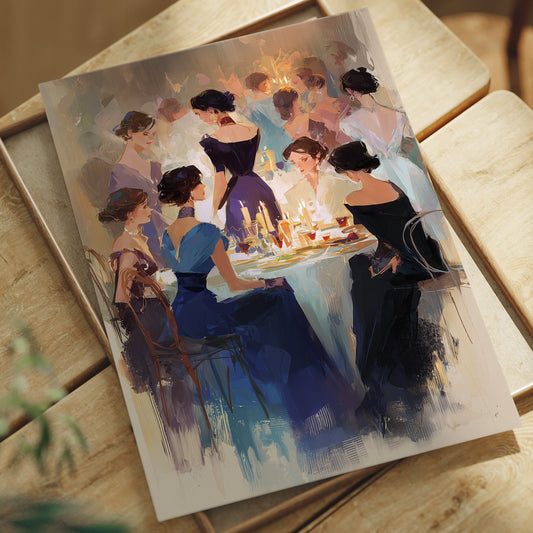 Candlelight Conversations In Evening Gowns