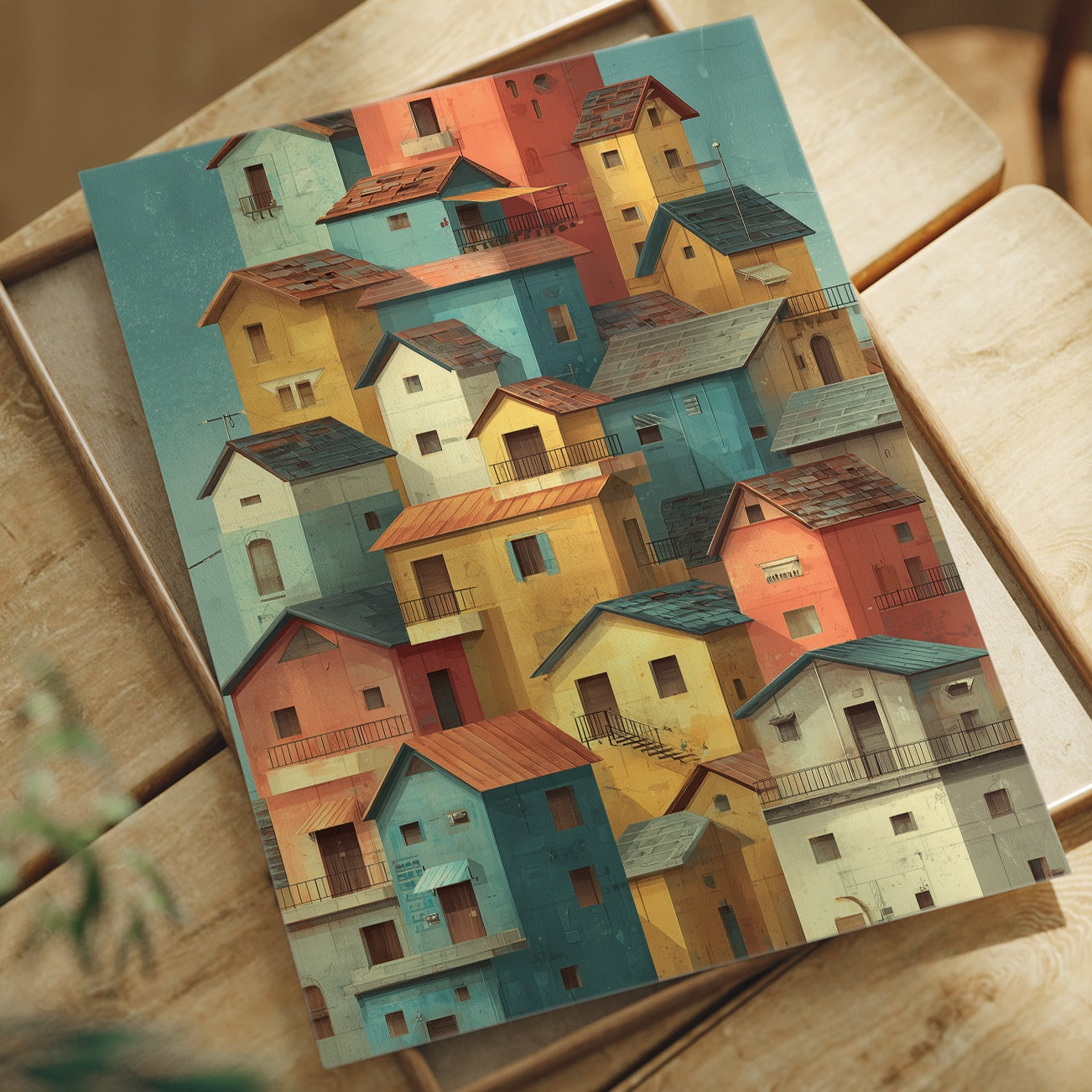 Stacked Stories In Coastal Colors