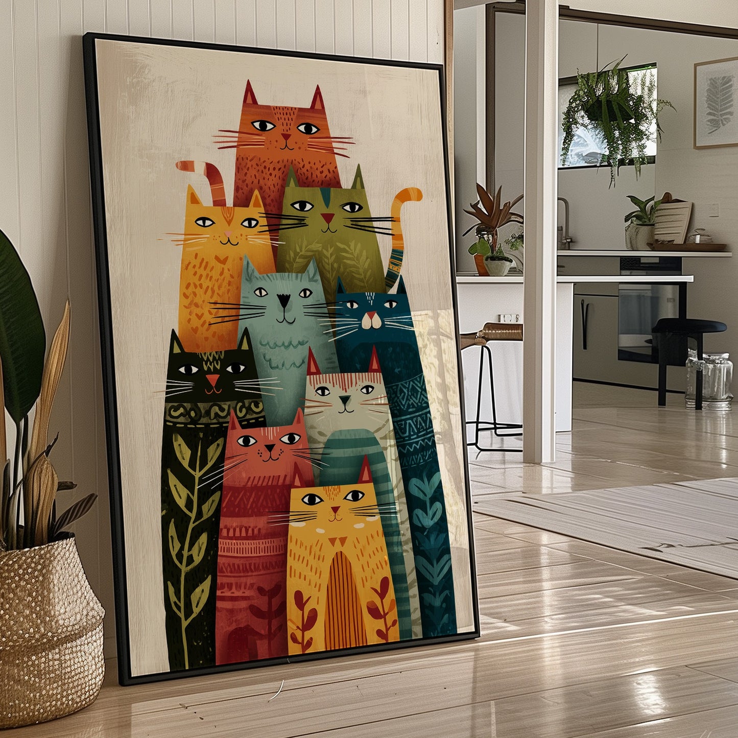When Nine Cats Found Each Other