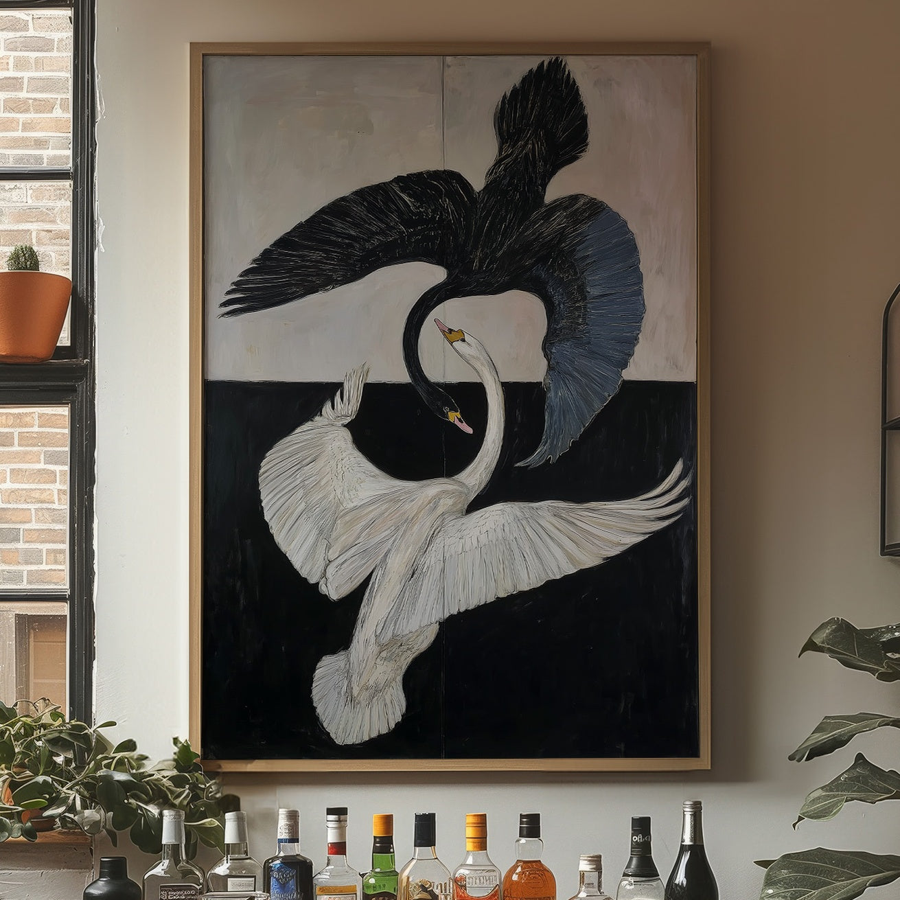 Graceful Cranes Dance Night Away