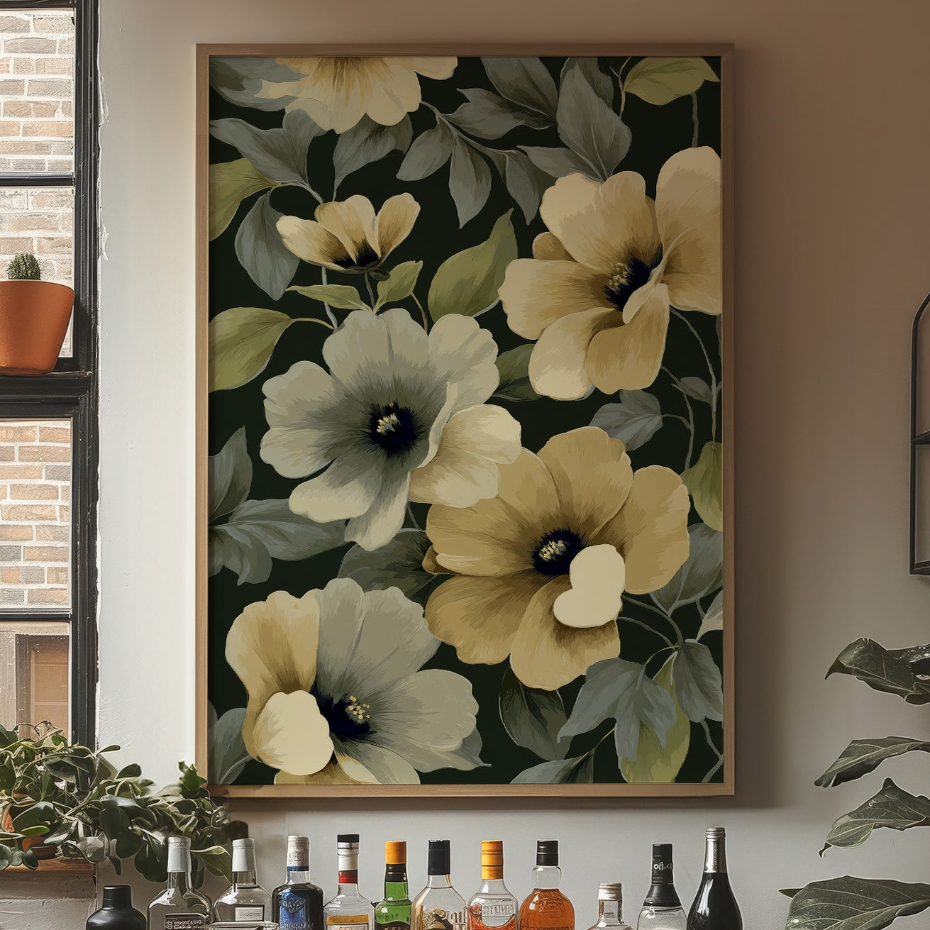 Cream Blooms Tell Library Stories