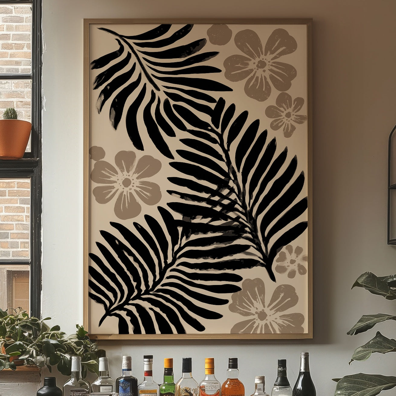 Tropical Nights In Sepia Tones