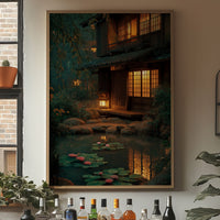 Lotus Dreams In Twilight Garden