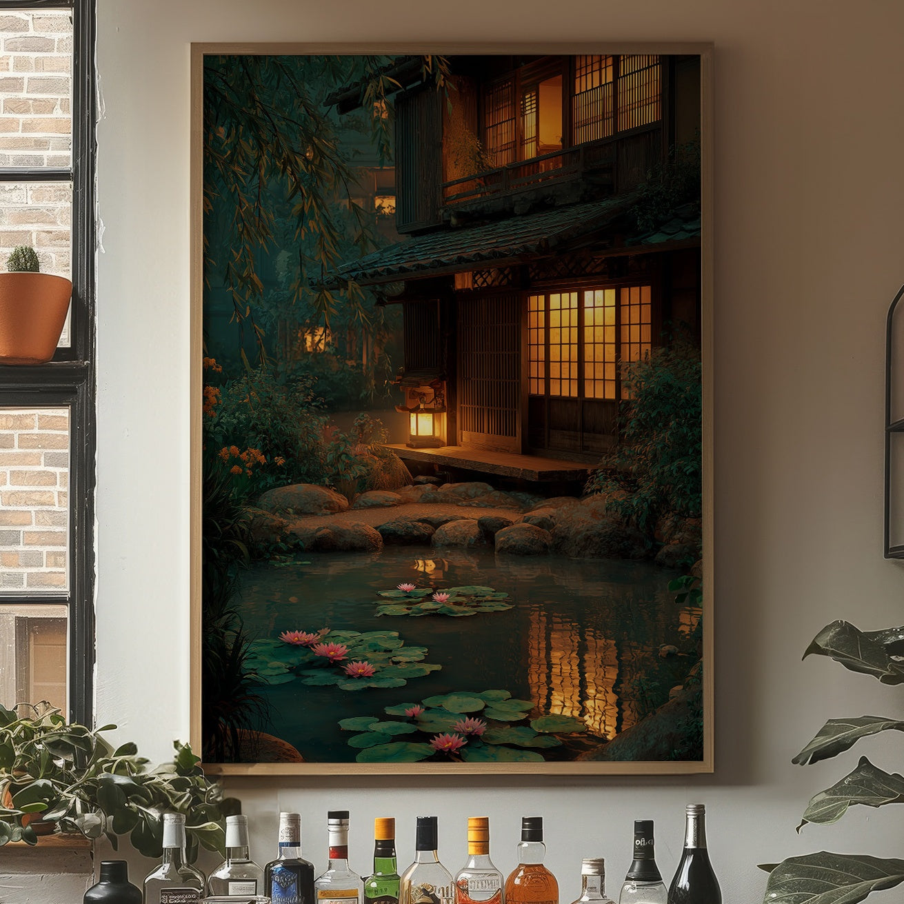 Lotus Dreams In Twilight Garden