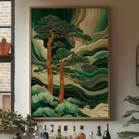 Emerald Winds Shape Ancient Pines