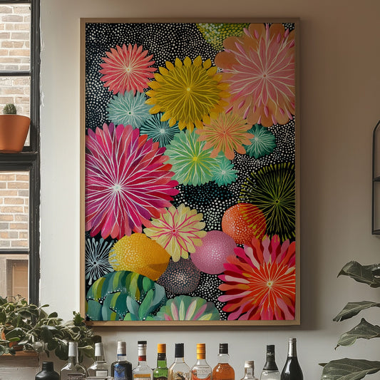 Starbursts Dance In Rainbow Gardens