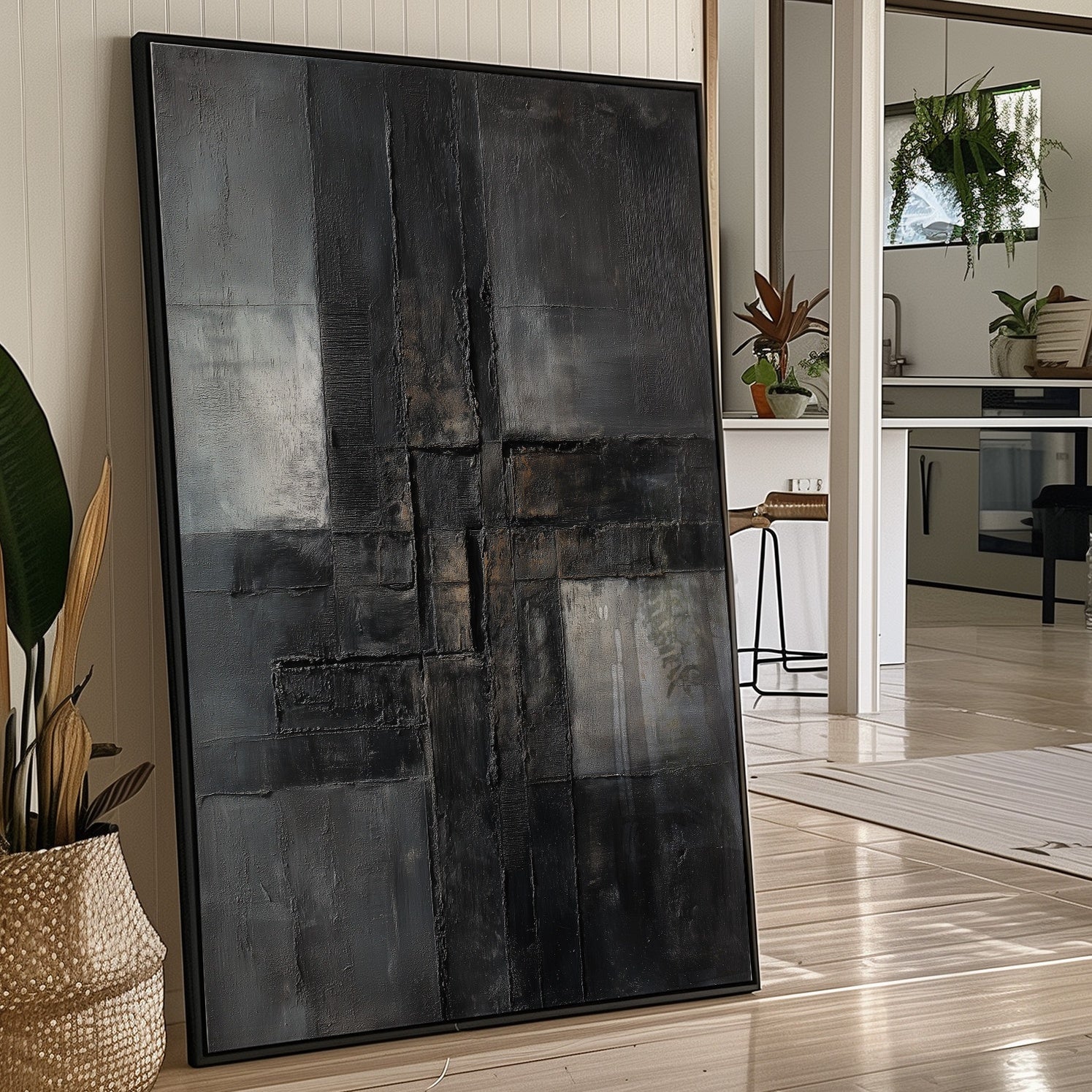 Concrete Poetry In Charcoal Light