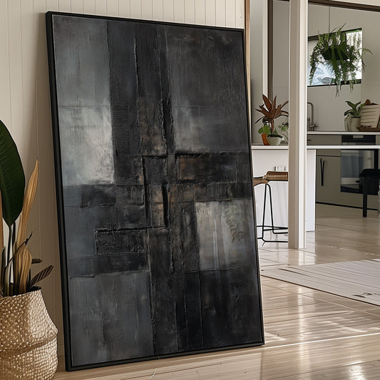 Concrete Poetry In Charcoal Light