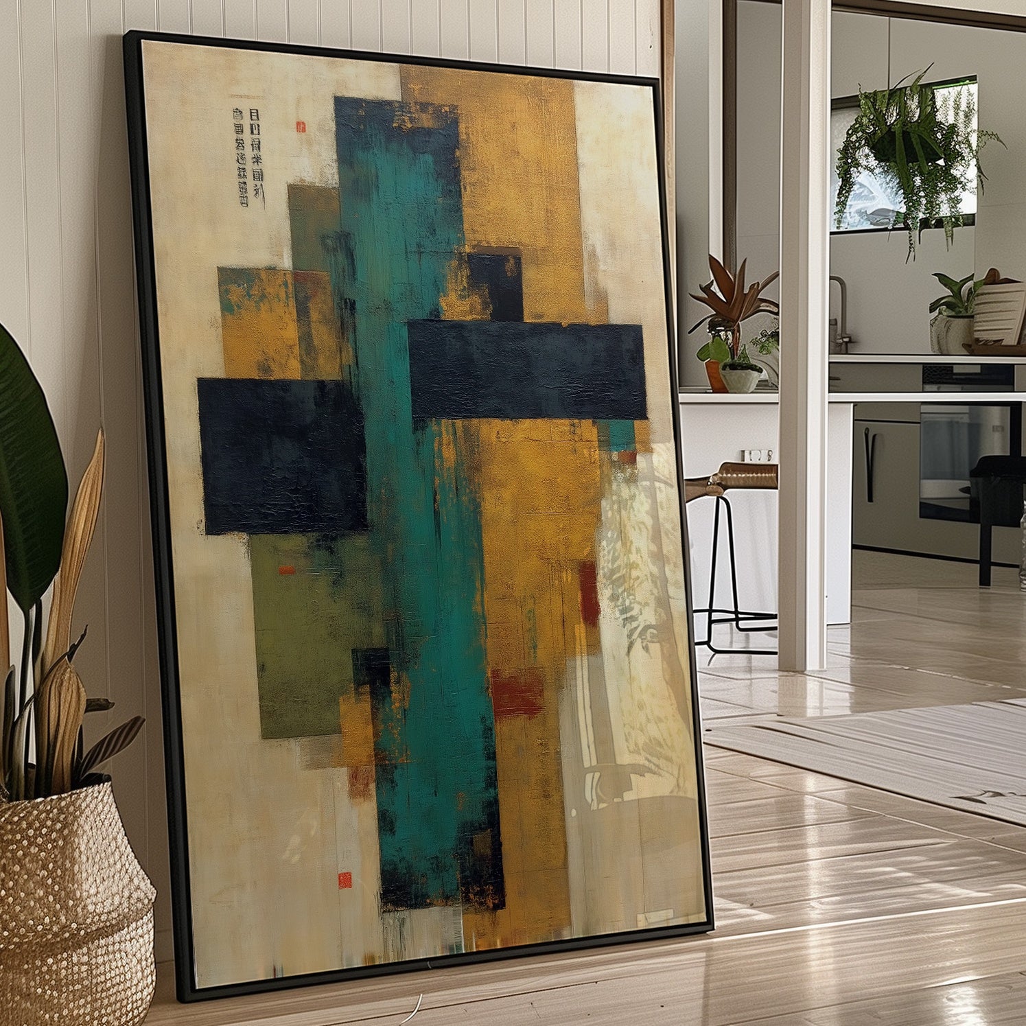 Turquoise Meets Gold At Dusk