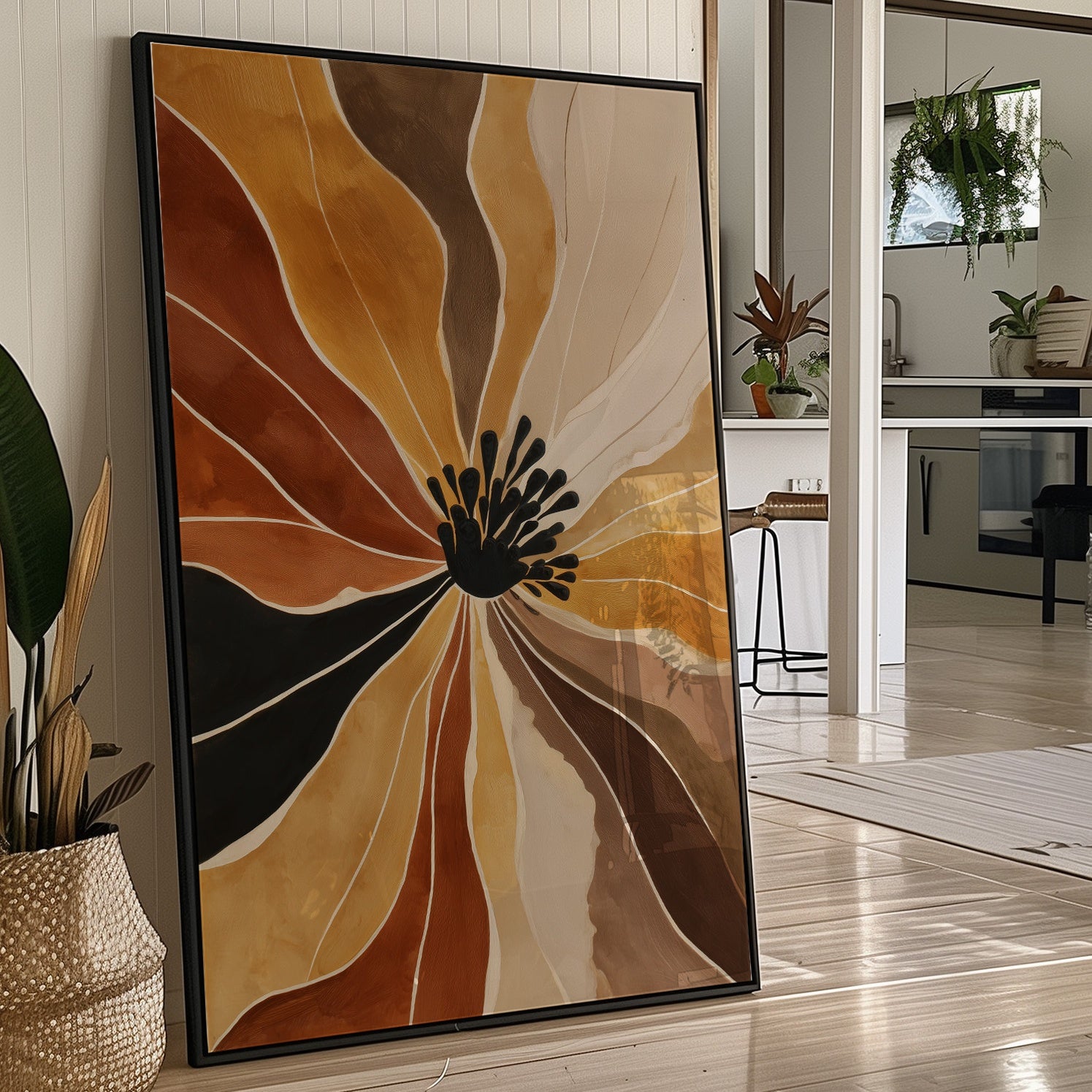 Autumn Petals Dance In Sunlight