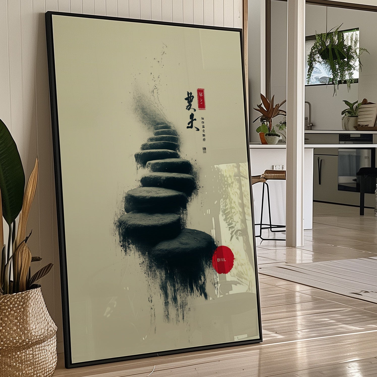 Stepping Stones Lead To Stillness