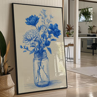 Blue Peonies Paint Their Stories