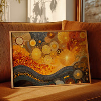 Celestial Currents Flow In Gold