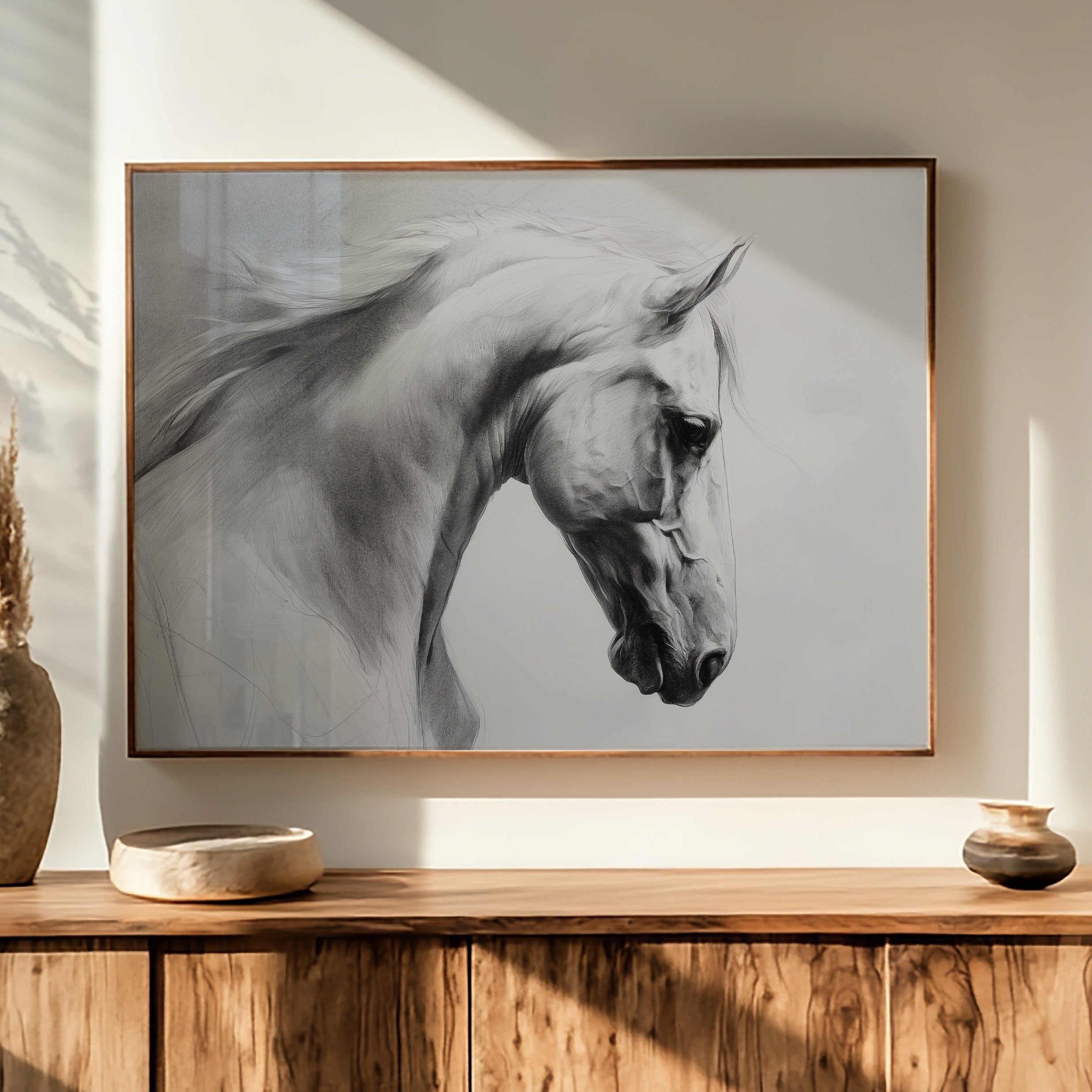 Silent Strength In Charcoal Tones