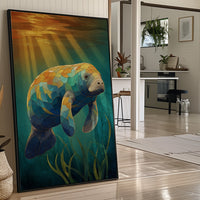 Gentle Giant In Sunlit Waters