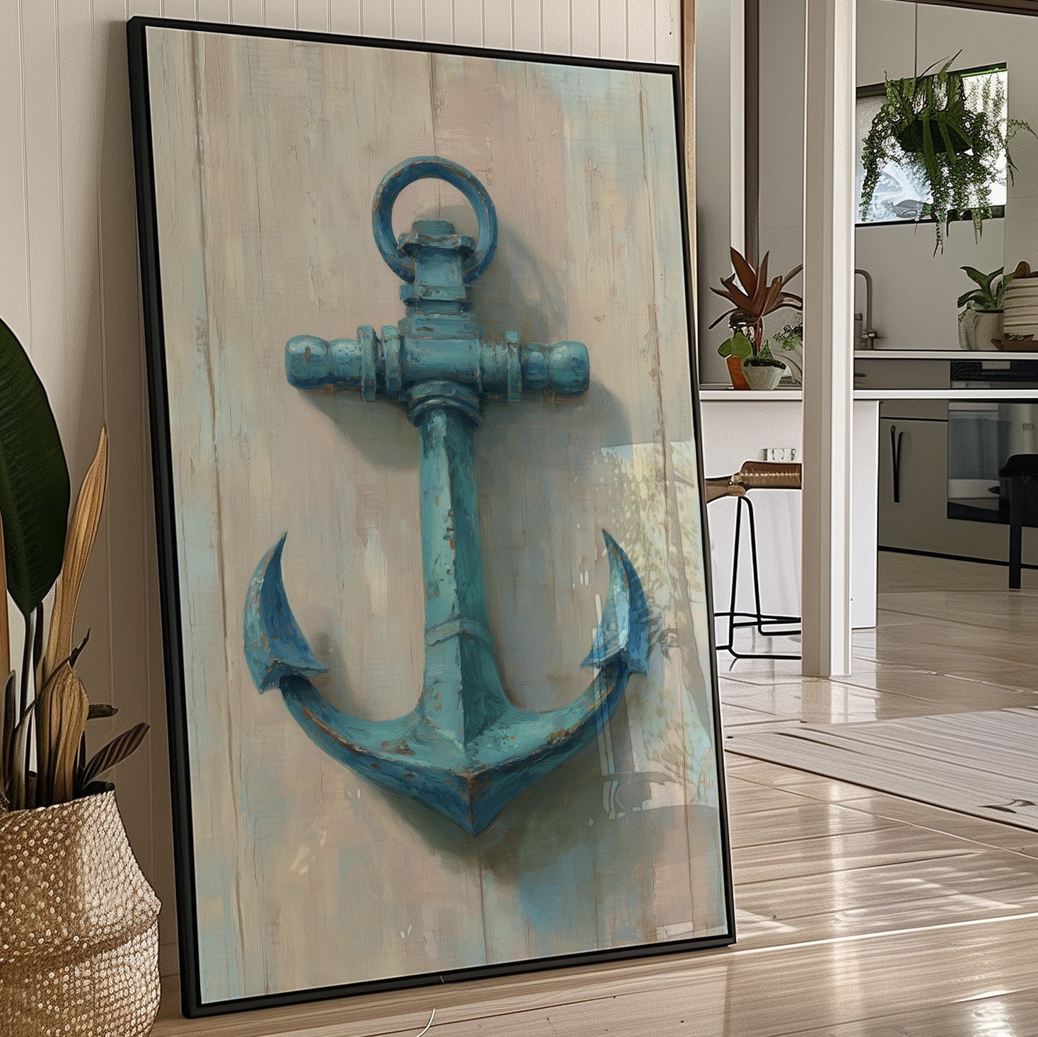 Teal Harbor Rests By Leather