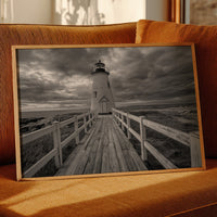 Wooden Path To Coastal Sentinel