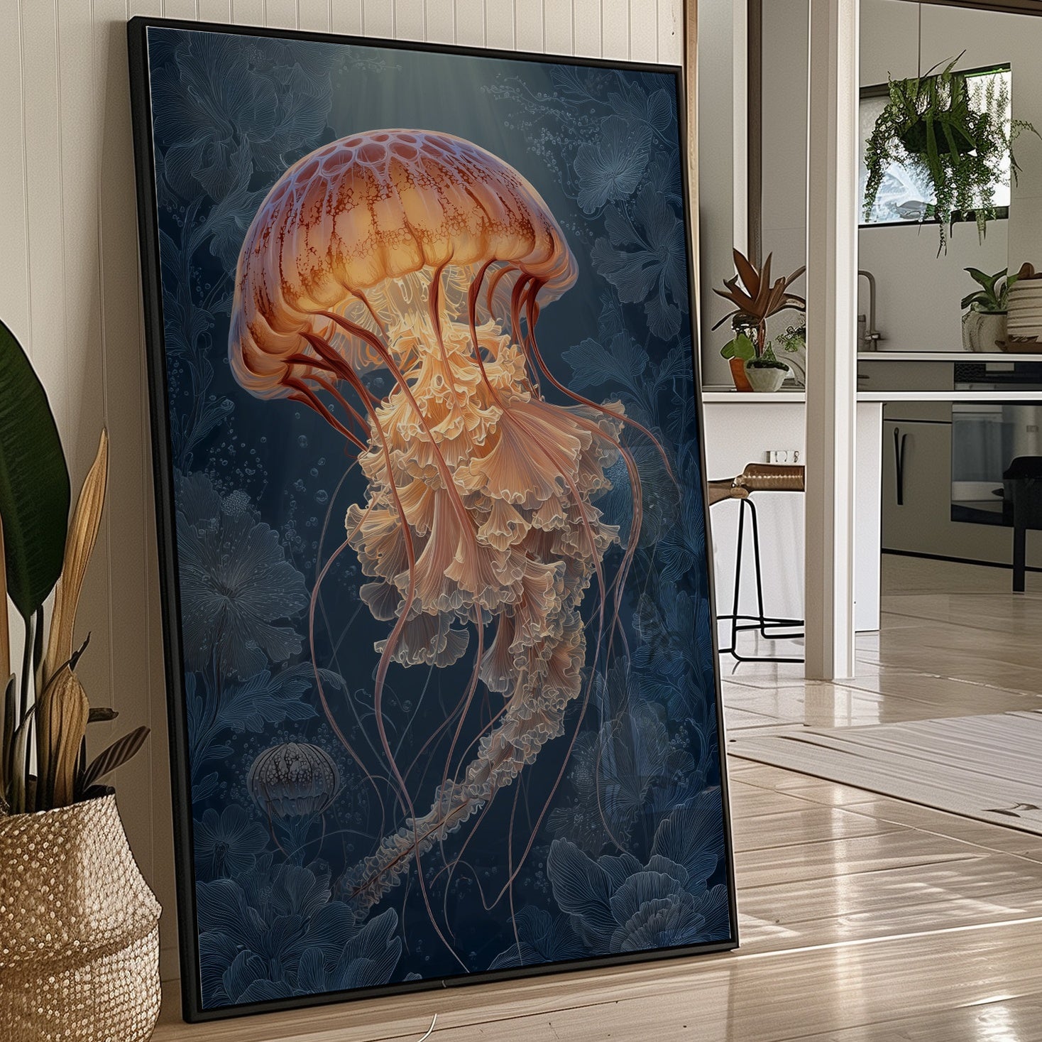 Luminous Dancer Of Ocean Depths