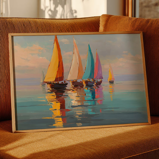 Sails Dance On Tranquil Waters