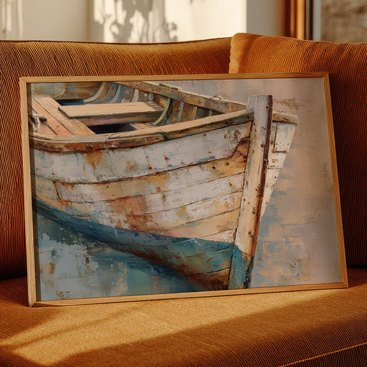 Weathered Hull Awaits The Tide