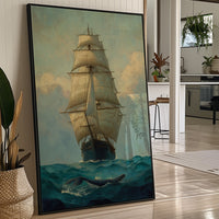 Tall Ship Meets Ocean Giant