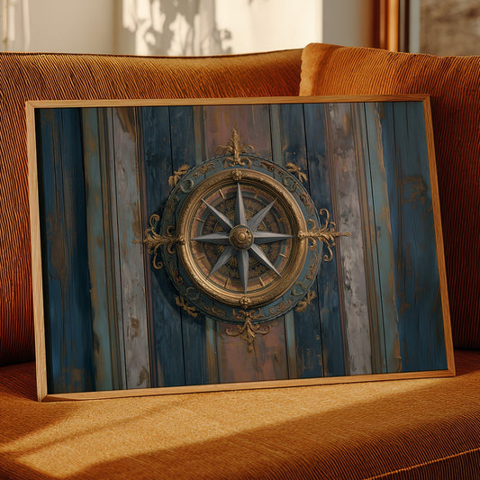 Antique Compass Charts Forgotten Voyages