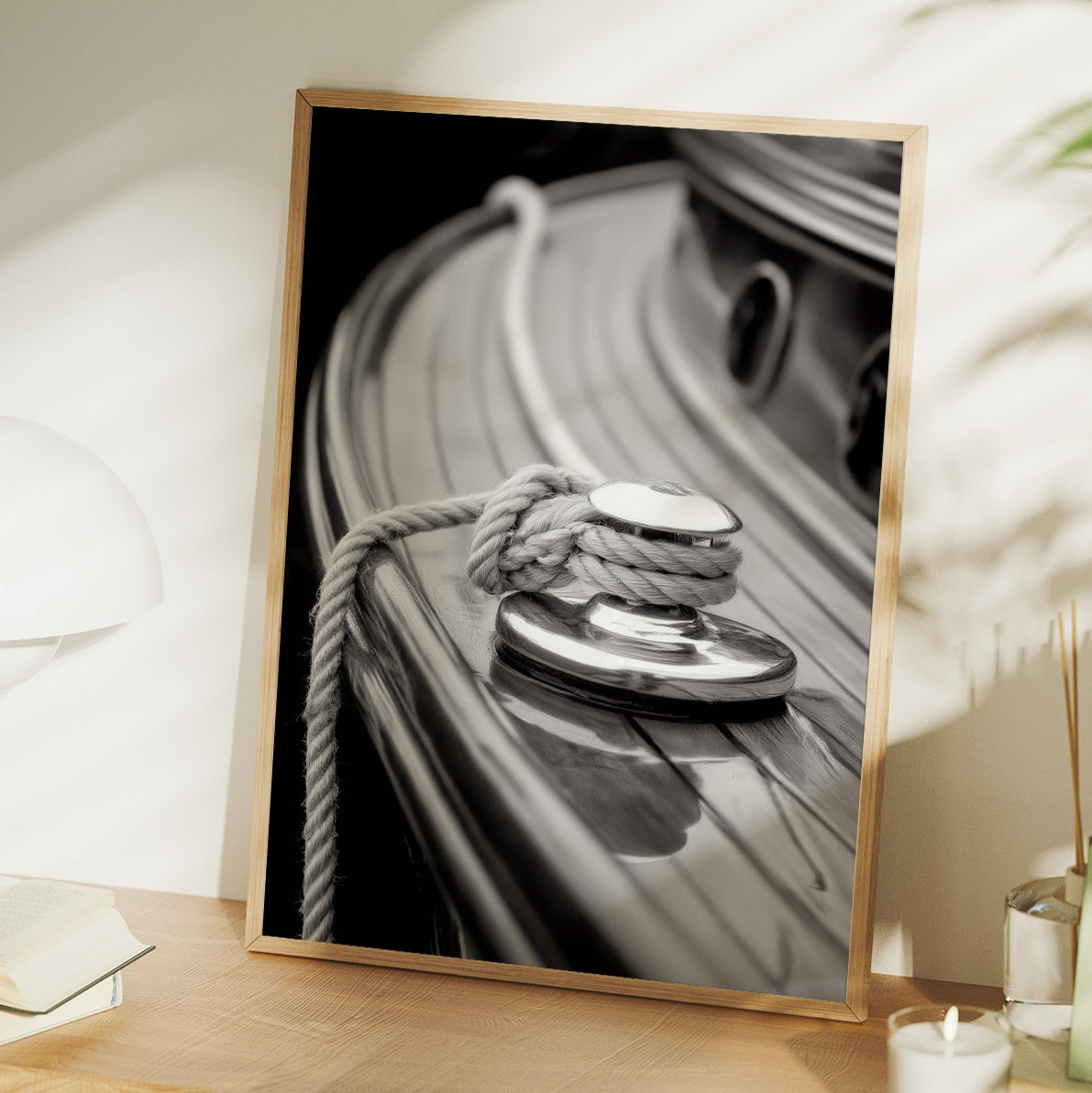 Nautical Whispers in Monochrome