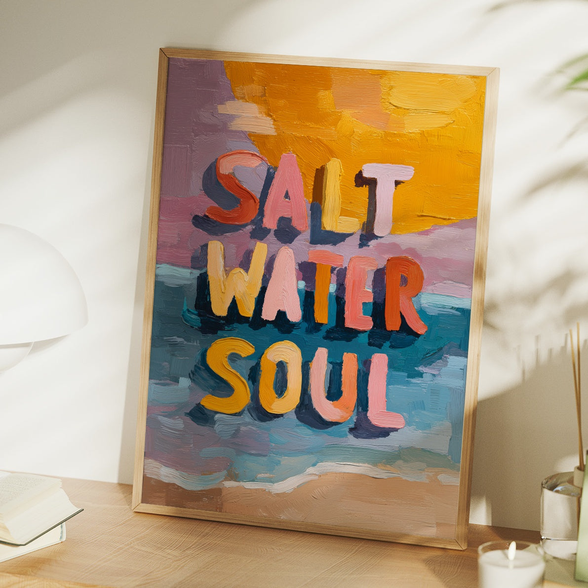 Coastal Whispers Breathe Typography