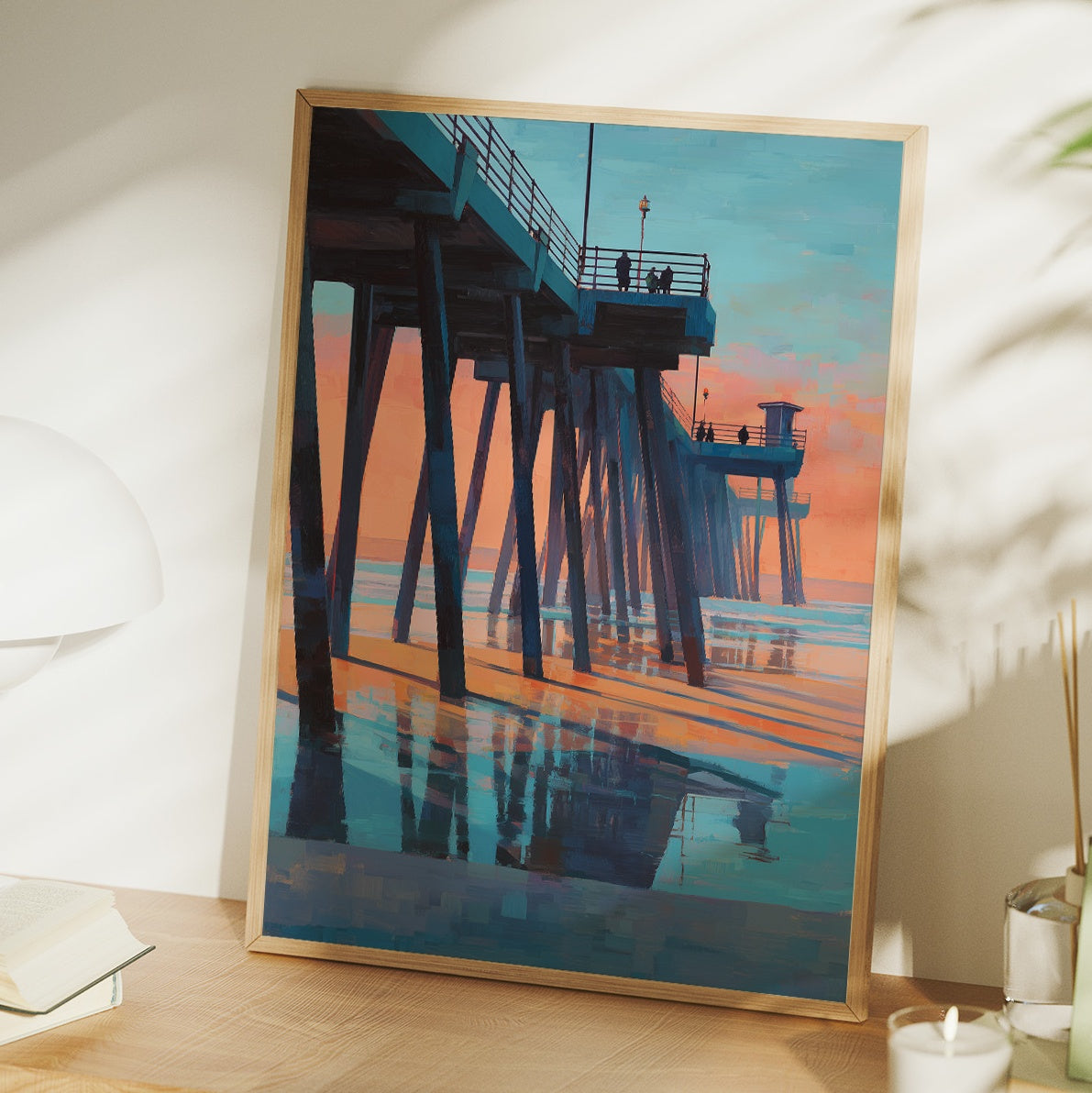 Twilight Whispers Beneath The Pier