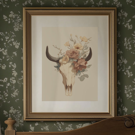 Desert Bloom Among Bleached Bones