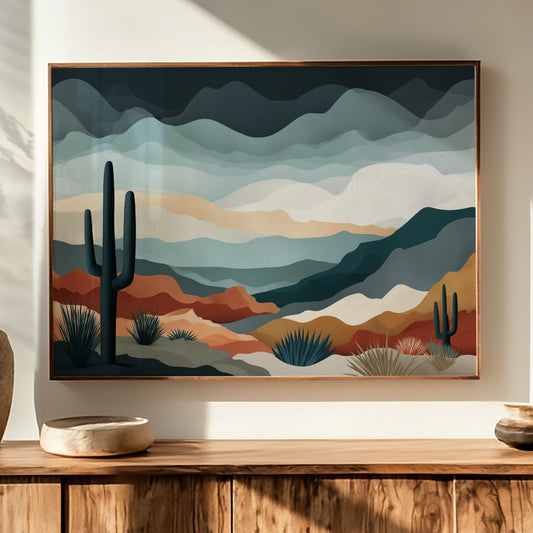 Desert Symphony in Undulating Waves