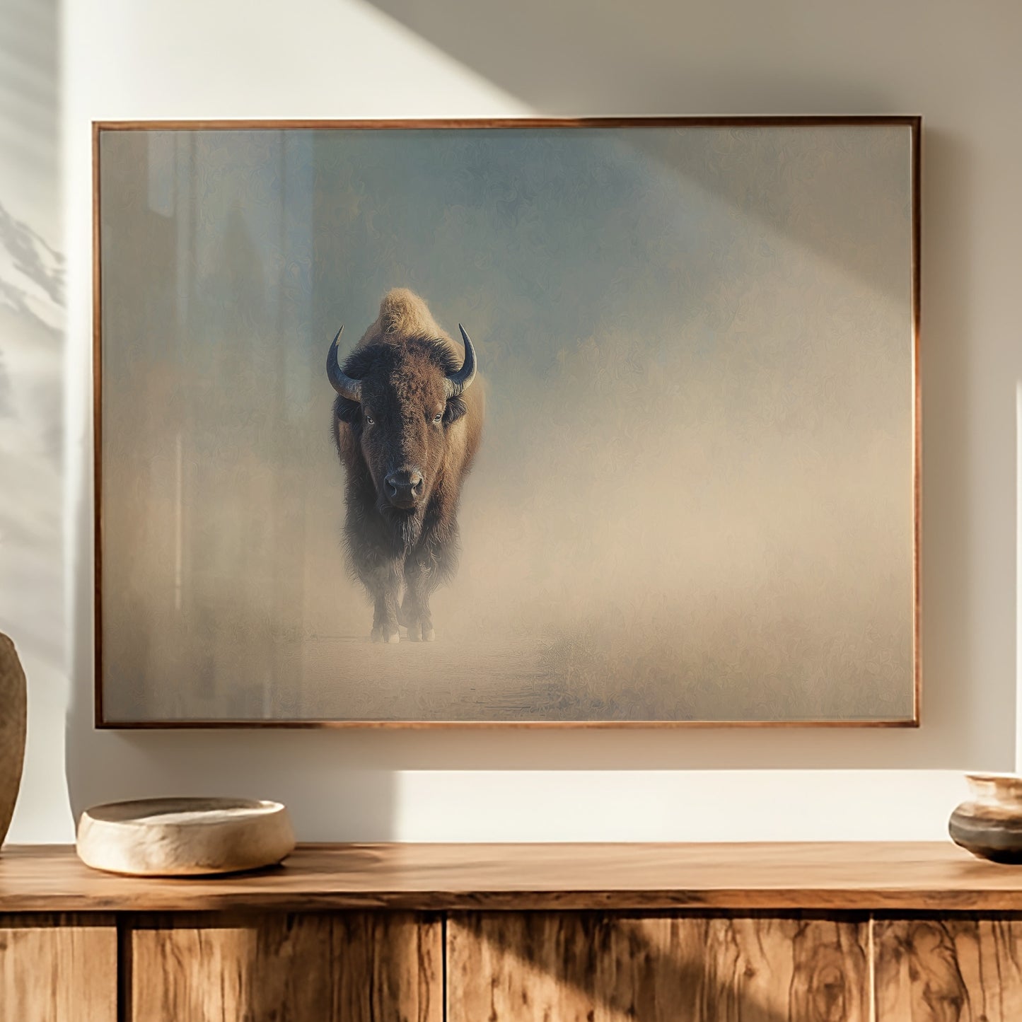 Prairie Ghost Emerges From Mist