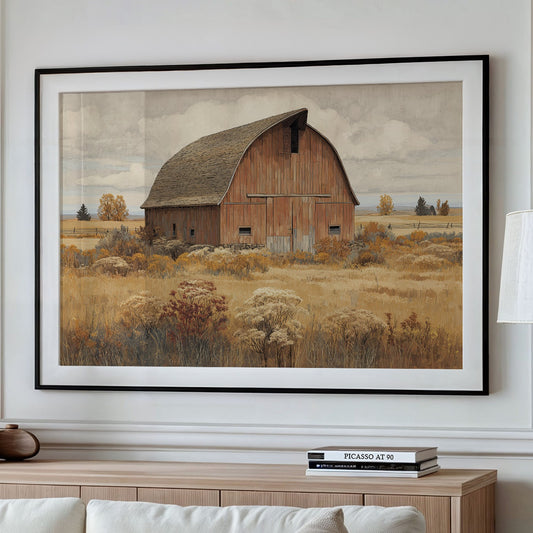 Weathered Sentinel of Prairie Dreams